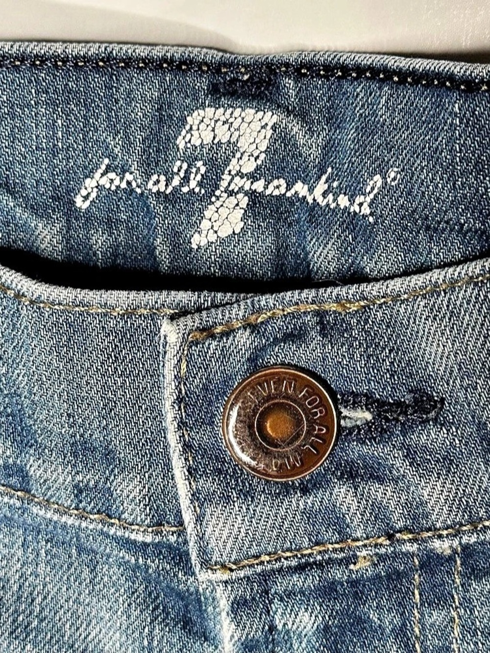7 For All Mankind Vintage  "A Pocket" Men's Jeans Size 38